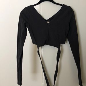 Hollister Wrap-Around Crop Top